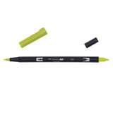 Tombow • brush pen abt dual brush pen light olive