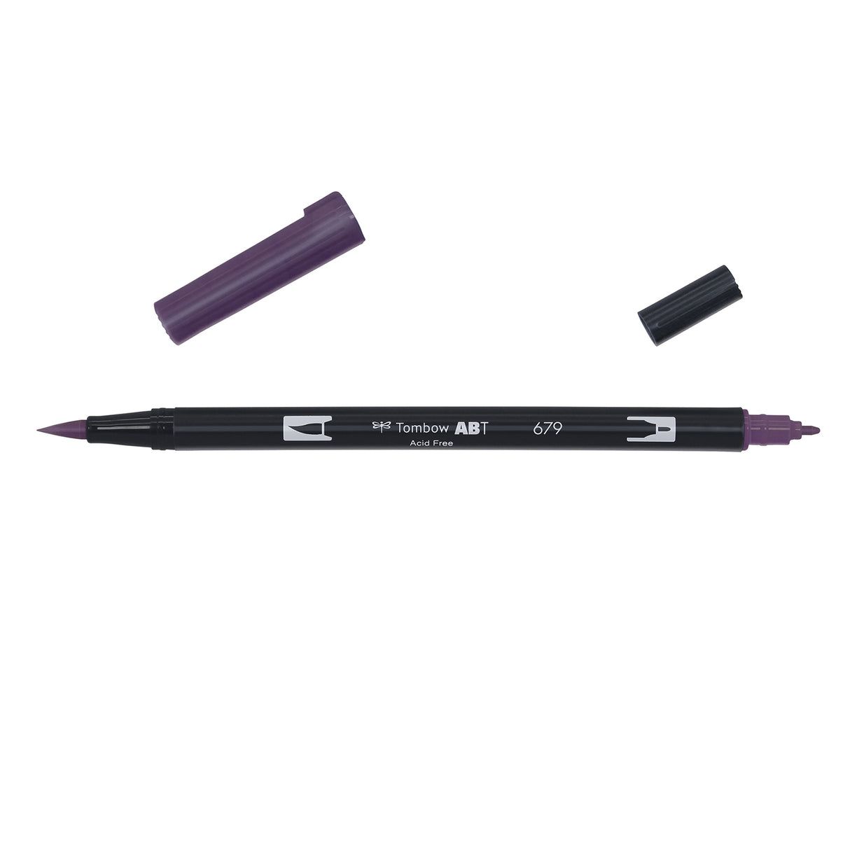 Tombow • brush pen abt dual brush pen dark plum