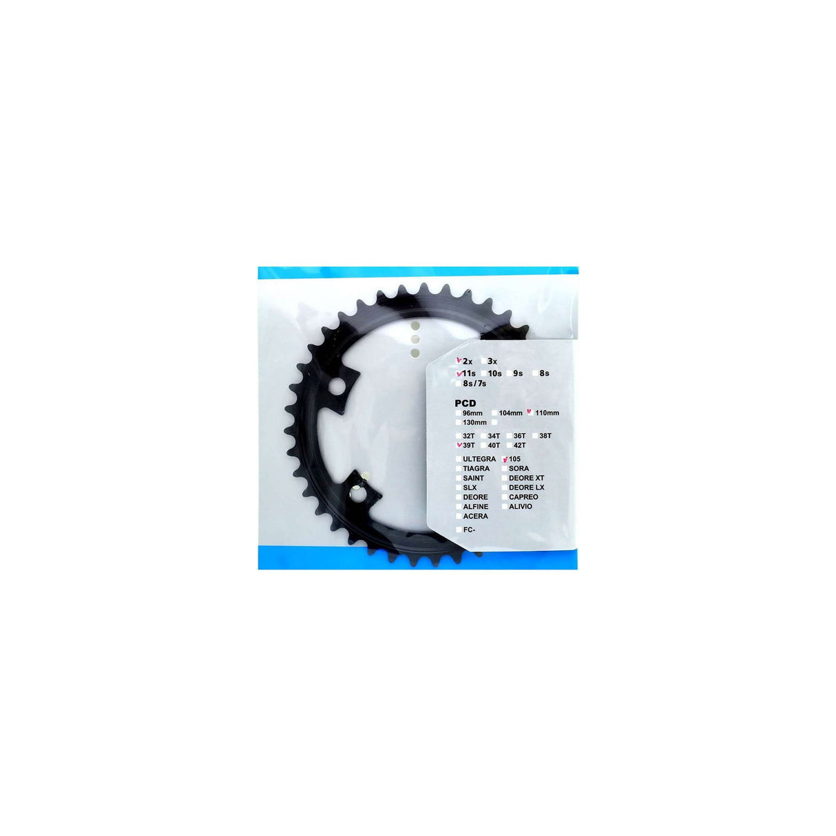 Shimano Chain Top 105 11V 39T Y1WV39000 FC-R7000 SVART