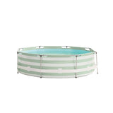 Essence | green and white above-ground pool round 305x76 cm