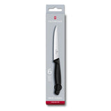 Victorinox steakmessen zwart 6 stuks