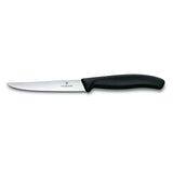 Victorinox steakmessen zwart 6 stuks