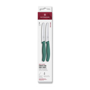Victorinox tomatkniv 2 stk grønn taggete