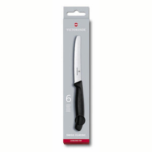 Facas de mesa Victorinox serrilhadas pacote de 6.