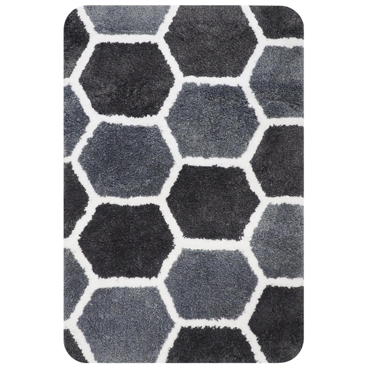 Dutch house rennes bath mat 60x90 cm gray