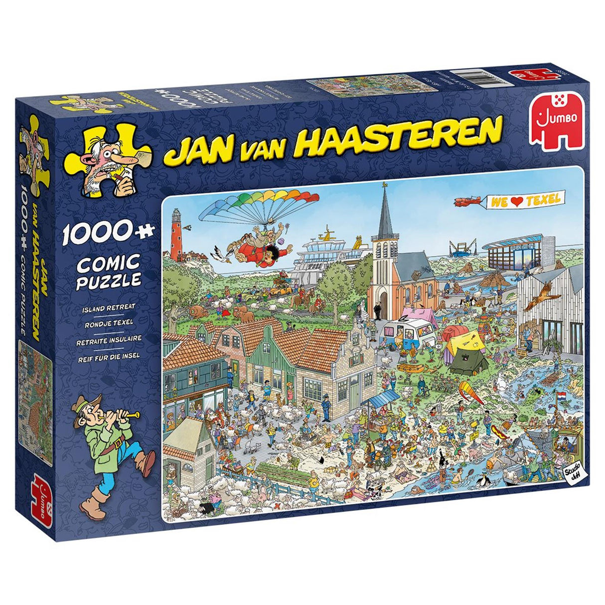 Jumbo Jan van Haasteren jigsaw puzzle - Texel tour, 1000 pieces.
