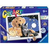 Ravensburger Creart Paint by Number Dog and Cat Glitter