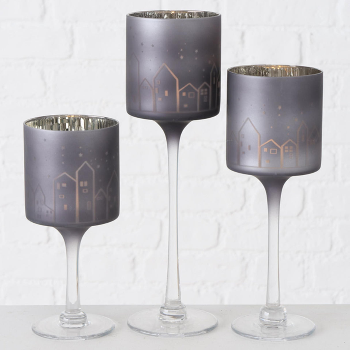 Boltze home windlicht manou, 3 delig