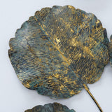 Boltze home wandobject blad verena 115cm metaal