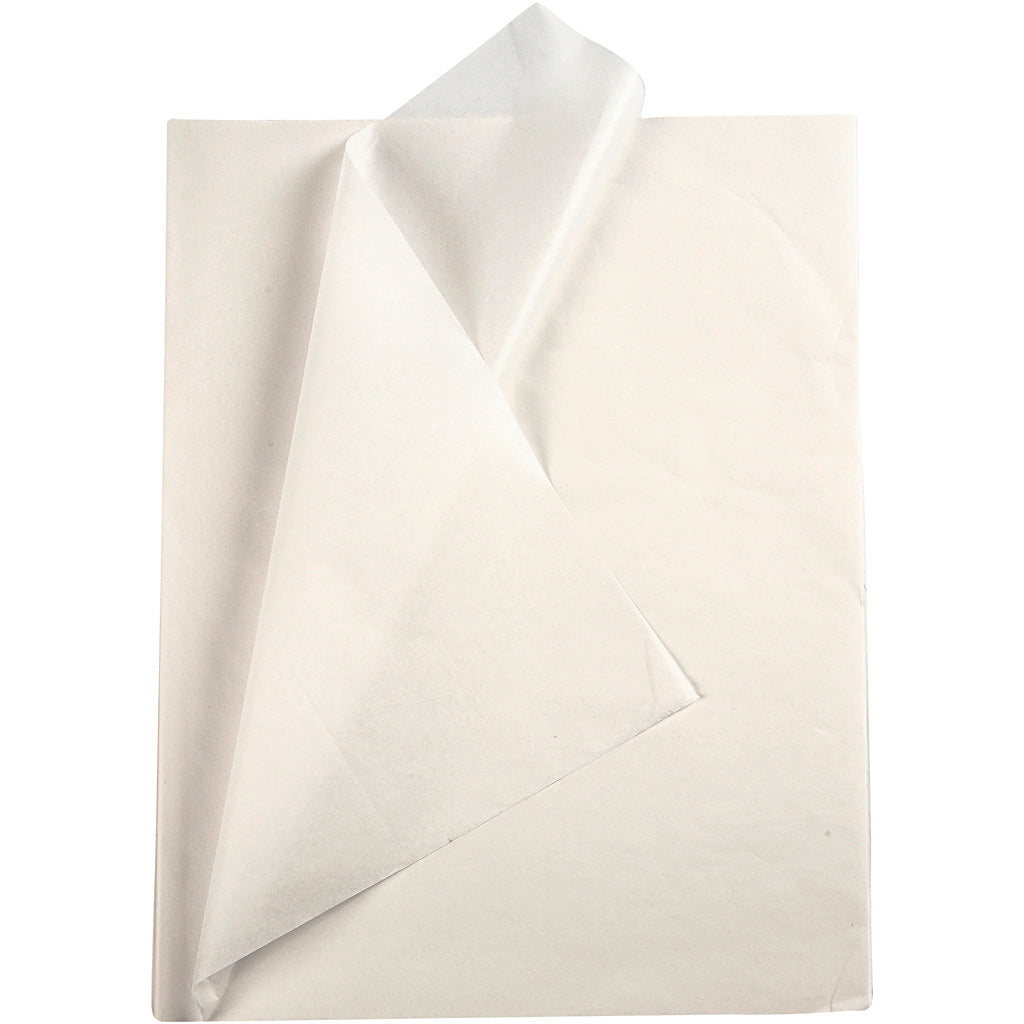 Creativ Company TissuePapier White 10 sheets 14 gr, 50x70cm