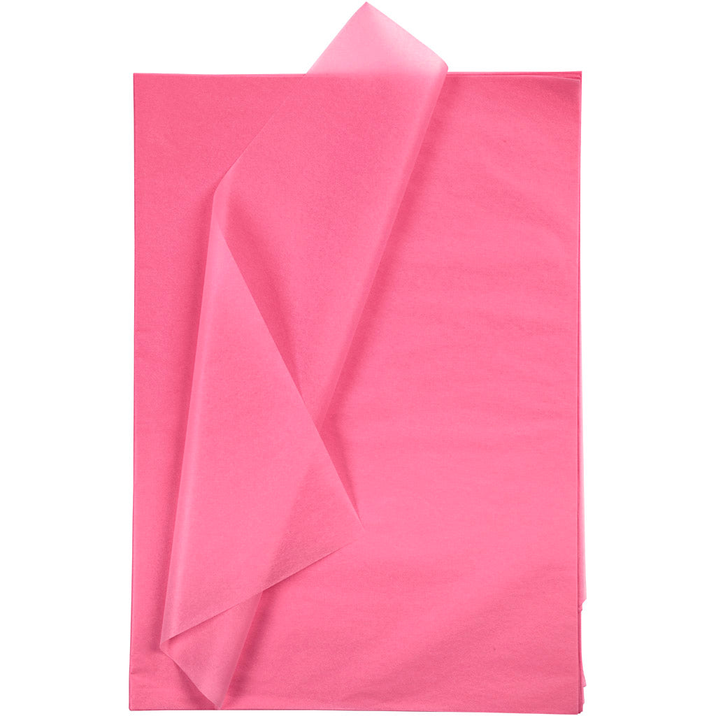 Creativ company tissue paper, sheet 50x70 cm, 17 g, pink, 10 sheets 1 box