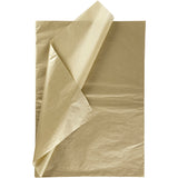 Creativ company tissue paper, sheet 50x70 cm, 17 gr, gold, 6 sheets 1 box