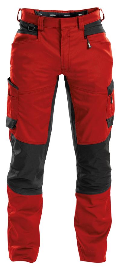 Dassy broek helix p k rood zwart 56