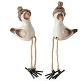 Boltze hjemmefigur simon måke 22cm dinglende ben
