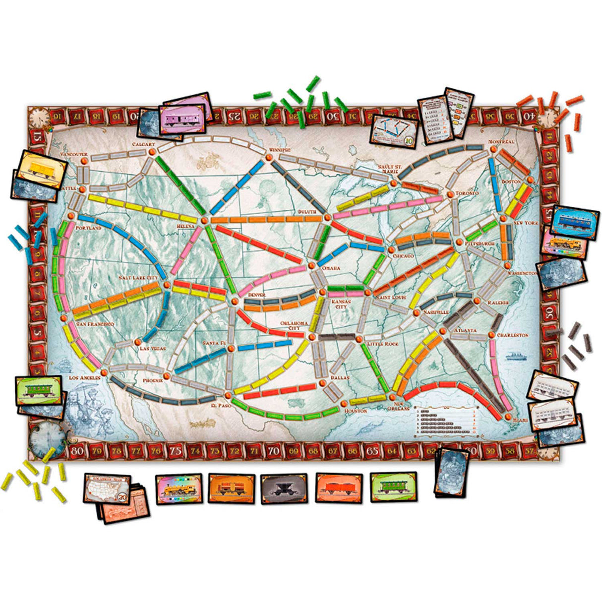 ASMODEE TICKET TO RIDE USA Bobbel game