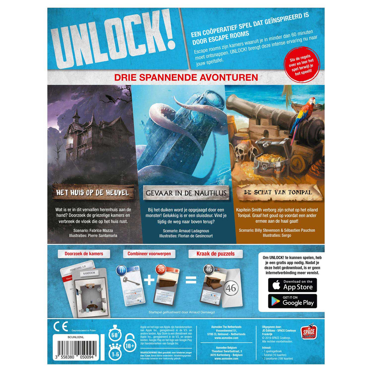 Asmodee unlock! 2 mysterious adventures