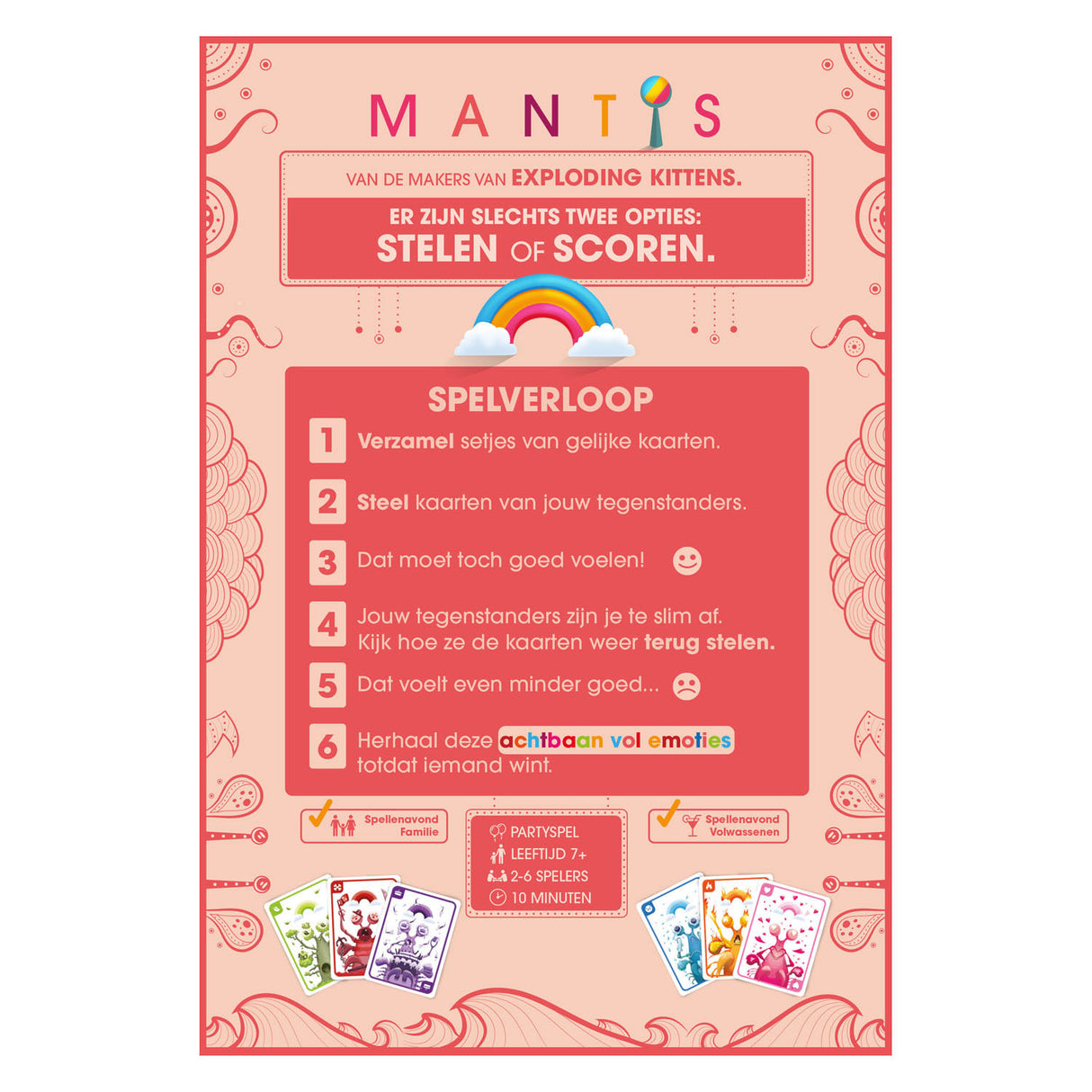 Asmodee mantis kortspil