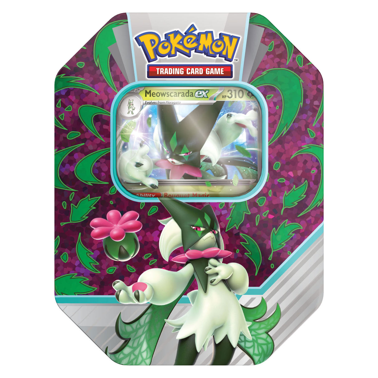 Asmodee Pokemon TCG Paldea Partner Tin Meowscarada