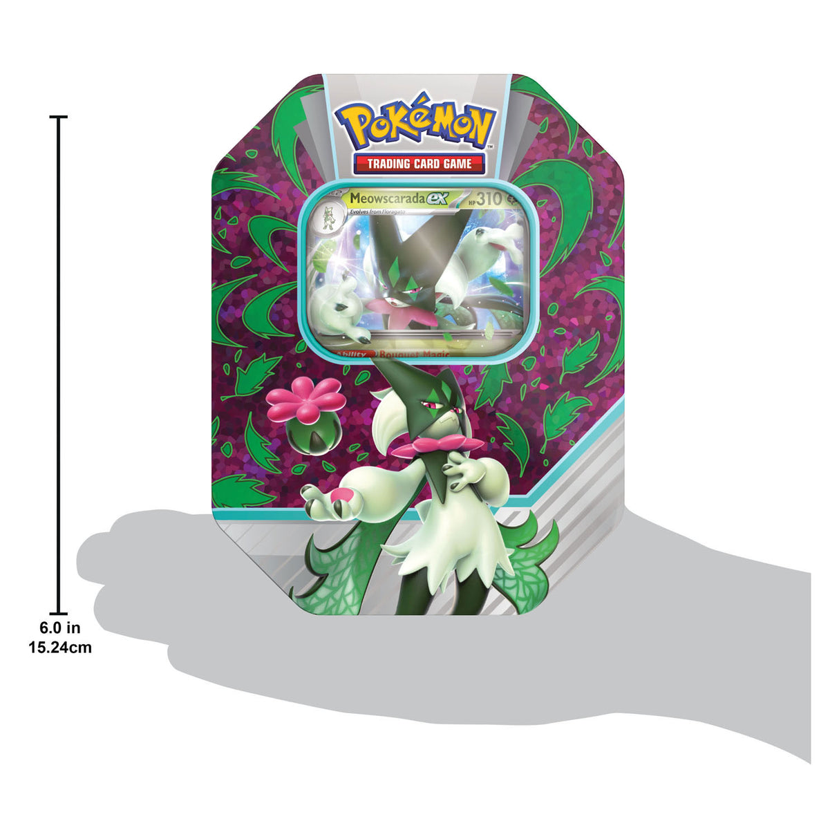 Asmodee Pokemon TCG Paldea Partner Tin Meowscarada