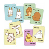 Geronimo games blue orange kaartspel taco back goat cheese pizza