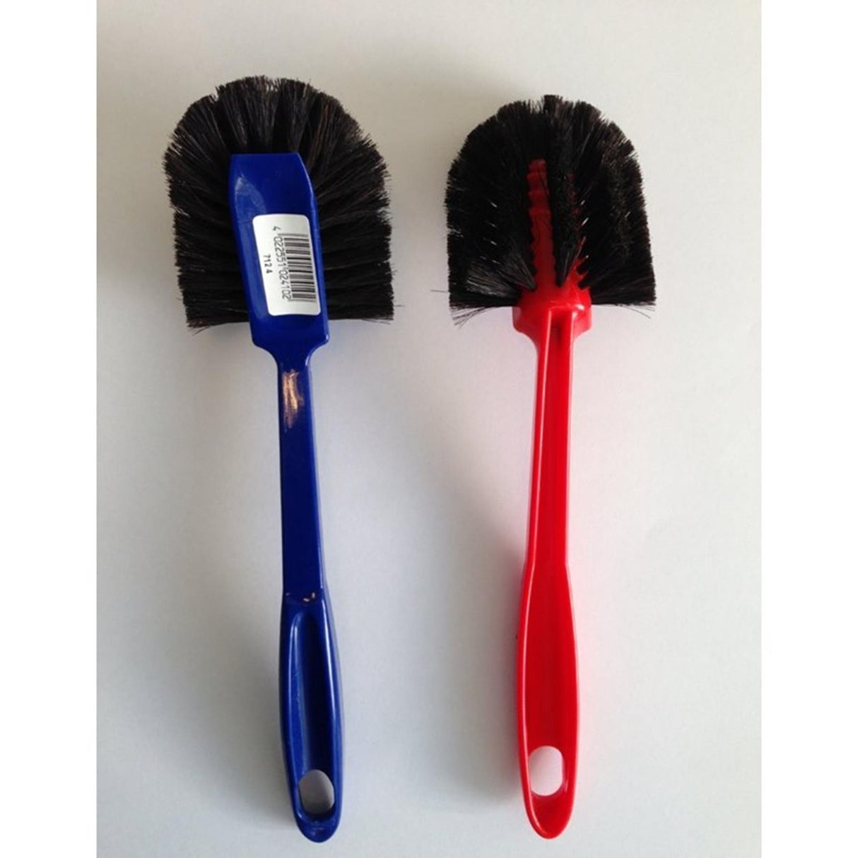 Afwasborstel kunststof zwart paardenhaar