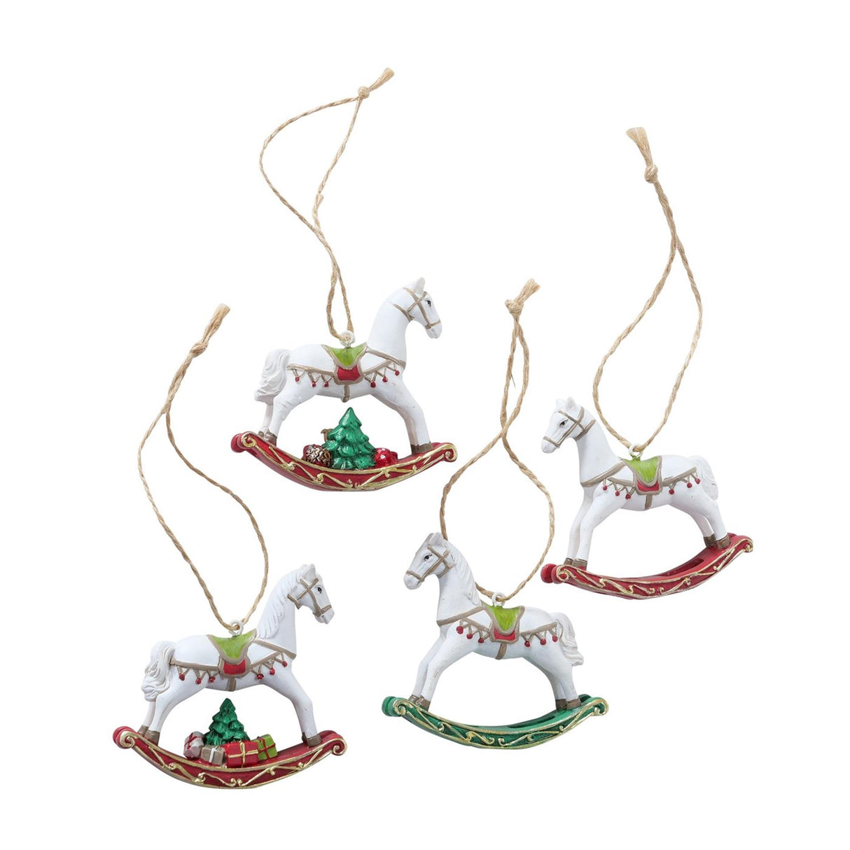 Boltze home hanger delight schommelpaard hars 7x7cm