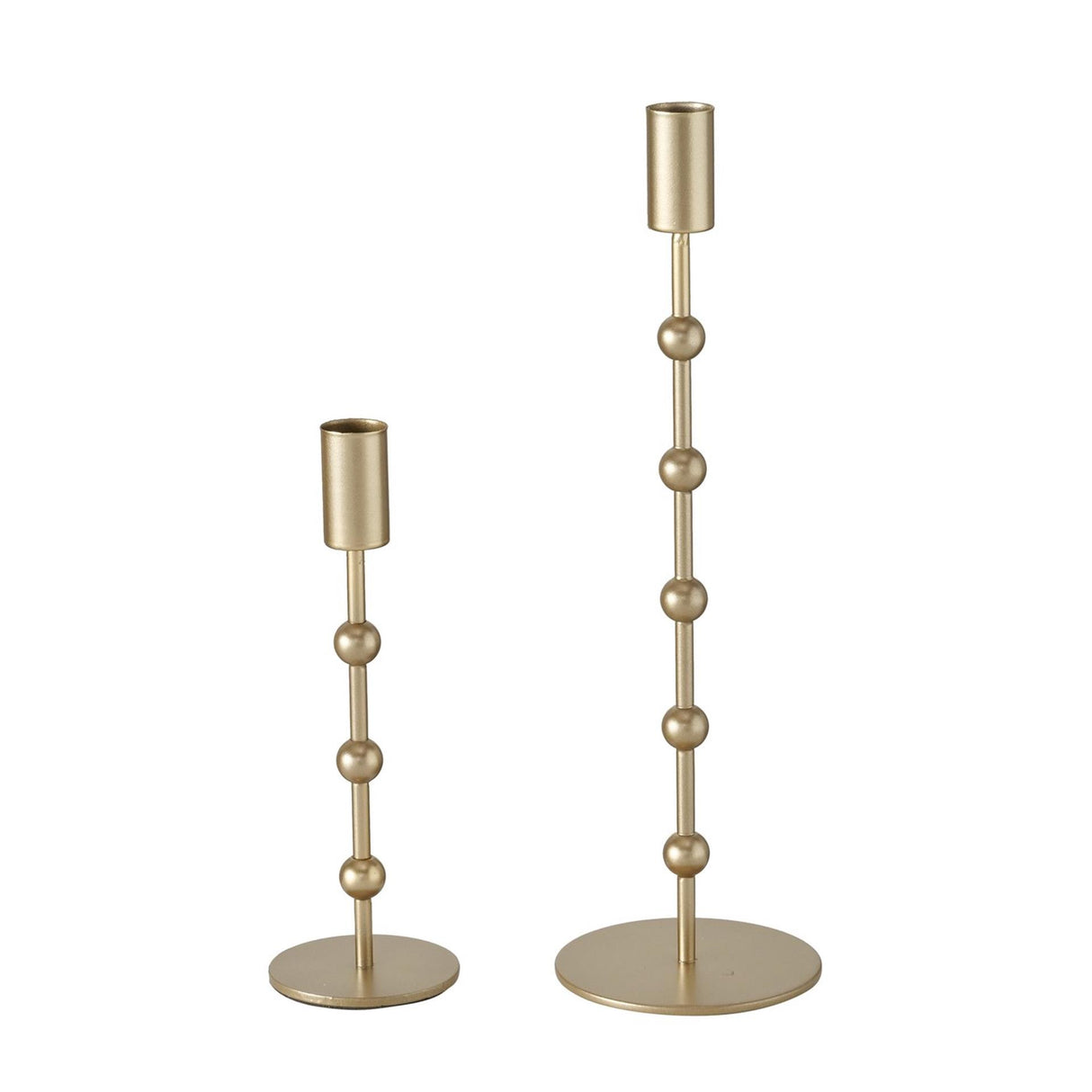 Boltze home kaarsenstandaardset kimberly 2delig goud