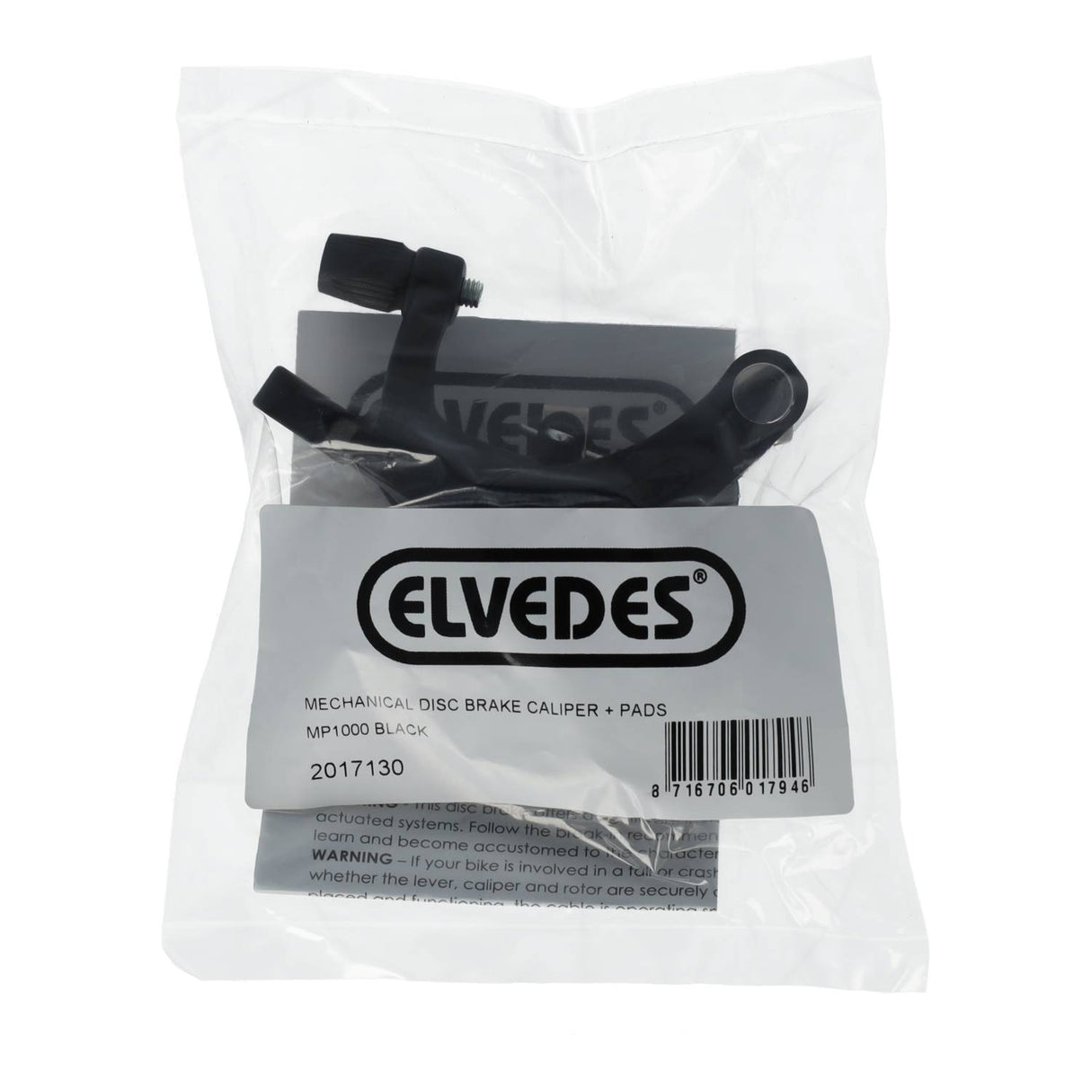 Freno a disco elvedes califerici meccanici MP1000 Nero