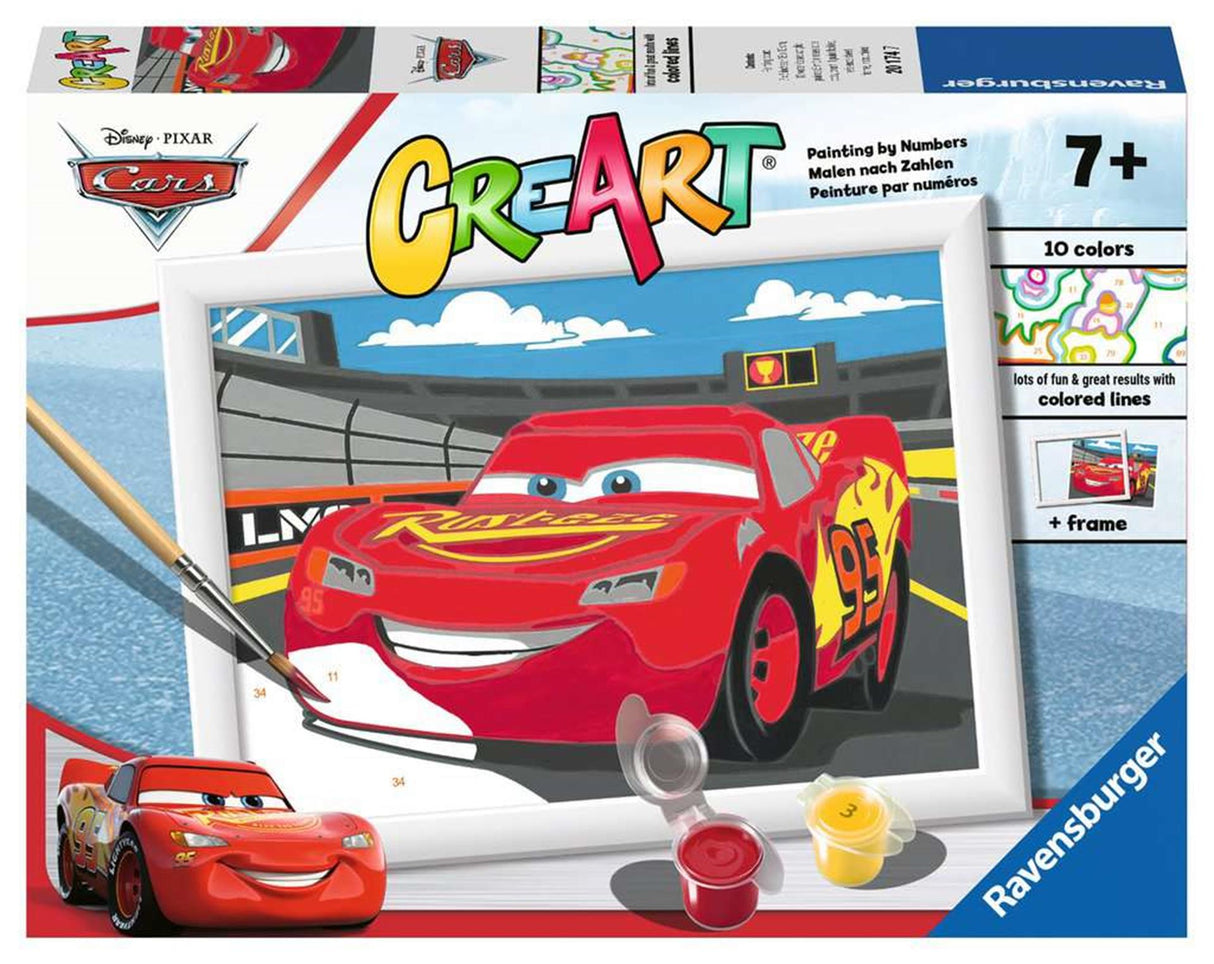 Ravensburger Creart slika po številki Disney Lightning McQueen