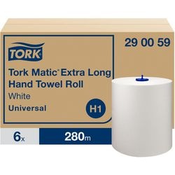 Paper towel roll universal Tork white