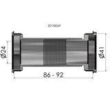 Plate scoop Elvedes Twist Fit B86 BB92 Shimano