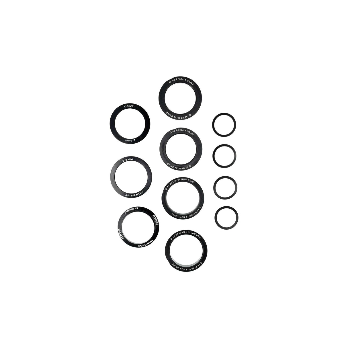 Ploadet bearing set Elvedes Twist Fit BB30