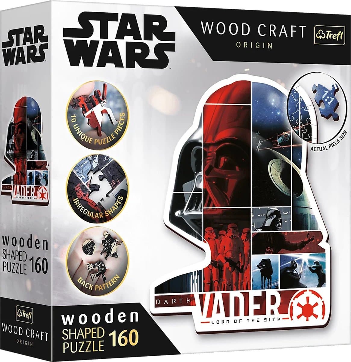 Star Wars Wooden Puzzle Darth Vader 160 pieces