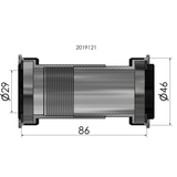 Долна скоба Elvedes SRAM DUB BB386