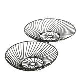 Boltze home ciotola tabea in metallo set da 2 pezzi ø25 28cm