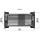 Twist fit spodní porušení Elvedes pro BB386 Shimano 46 x 86 mm
