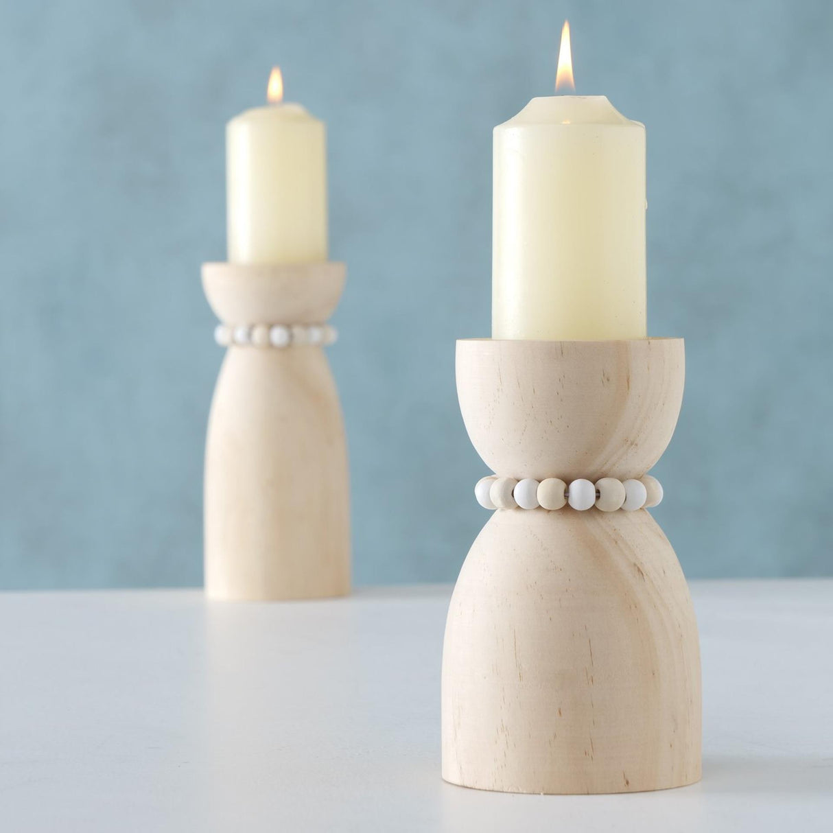 Boltze home kandelaar kianos 2-delige set h14 17cm