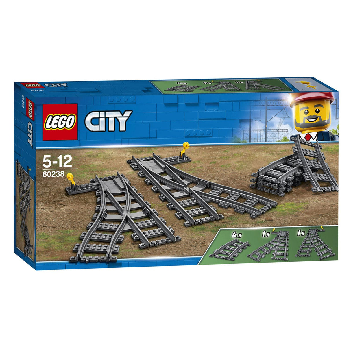 Lego city train 60238 switches