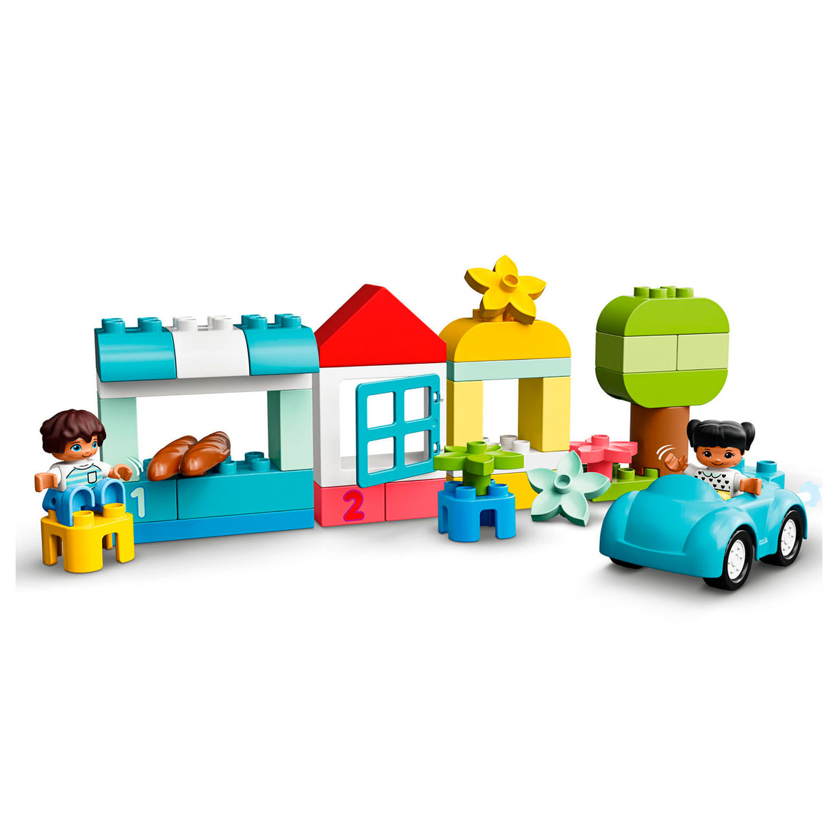 Scatola di archiviazione LEGO DUPLO 10913 con elementi elementi