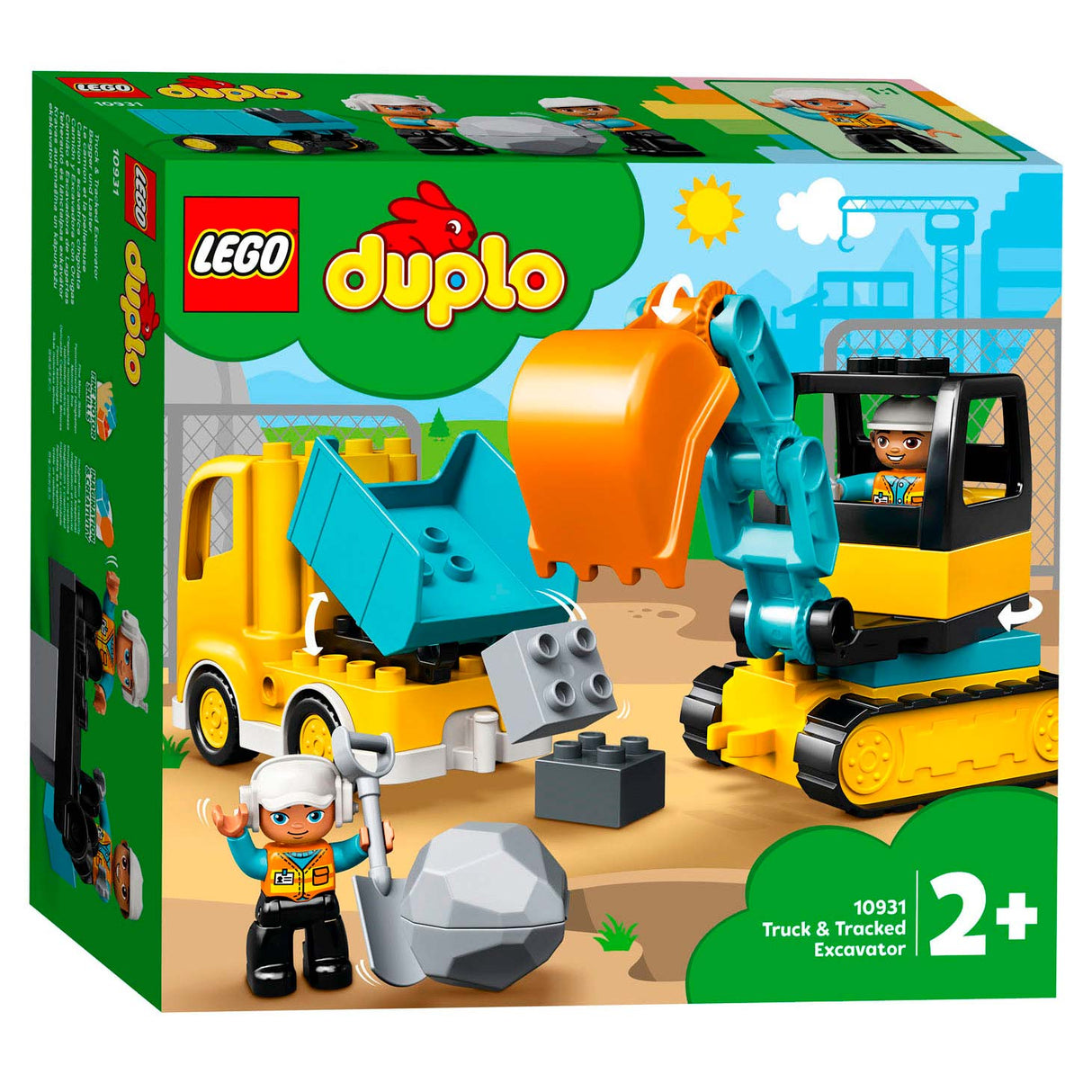 Lego 10931 Duplo Camion auszeschalten mat Raupen