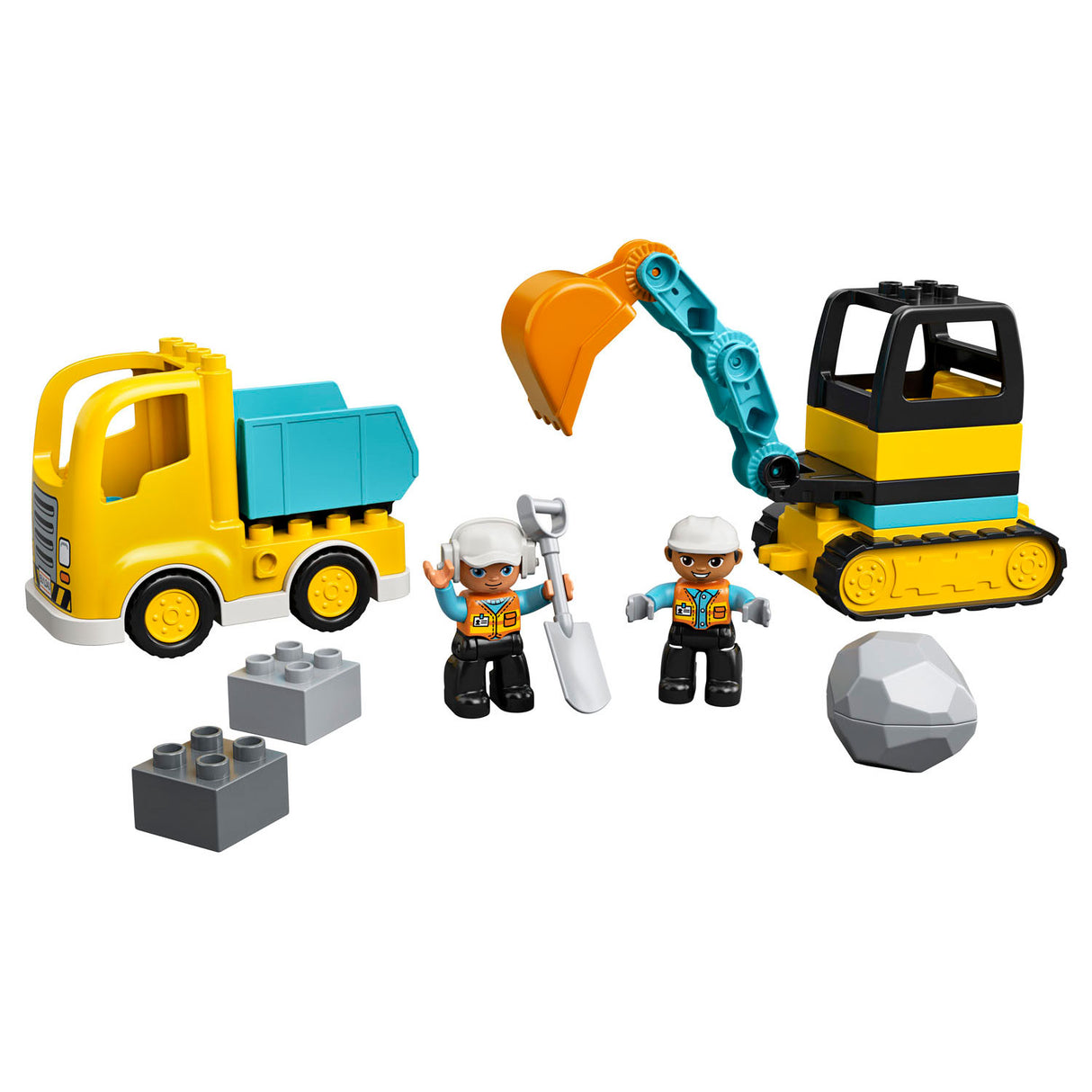 Lego 10931 Duplo Camion auszeschalten mat Raupen