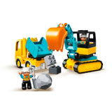 Lego 10931 Duplo Camion auszeschalten mat Raupen