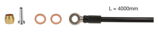 Elvedes Remlang Shimano BH90 Extra flexibel svart 4m