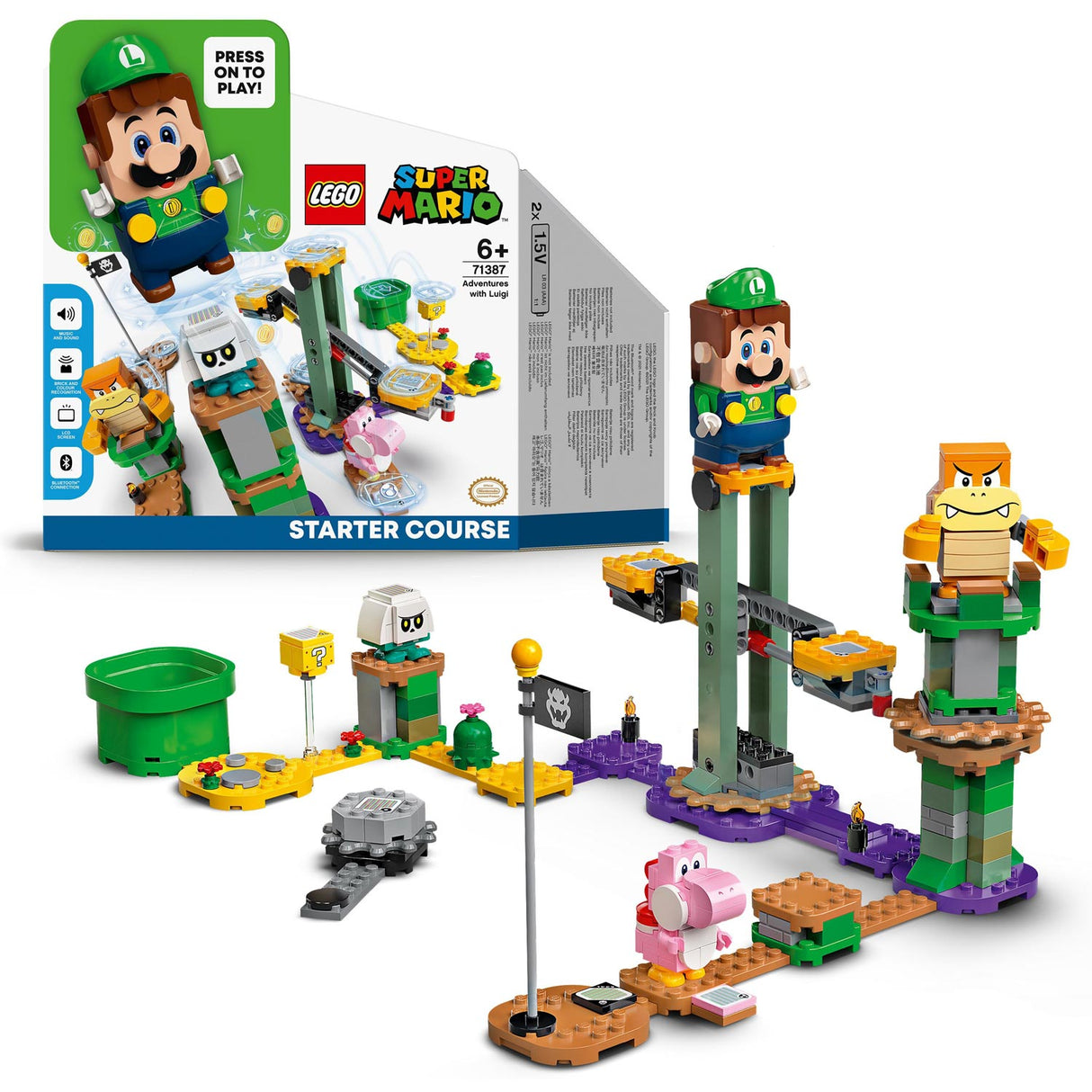 LEGO LEGO SUPER MARIO 71387 Eventyr med Luigi Startset