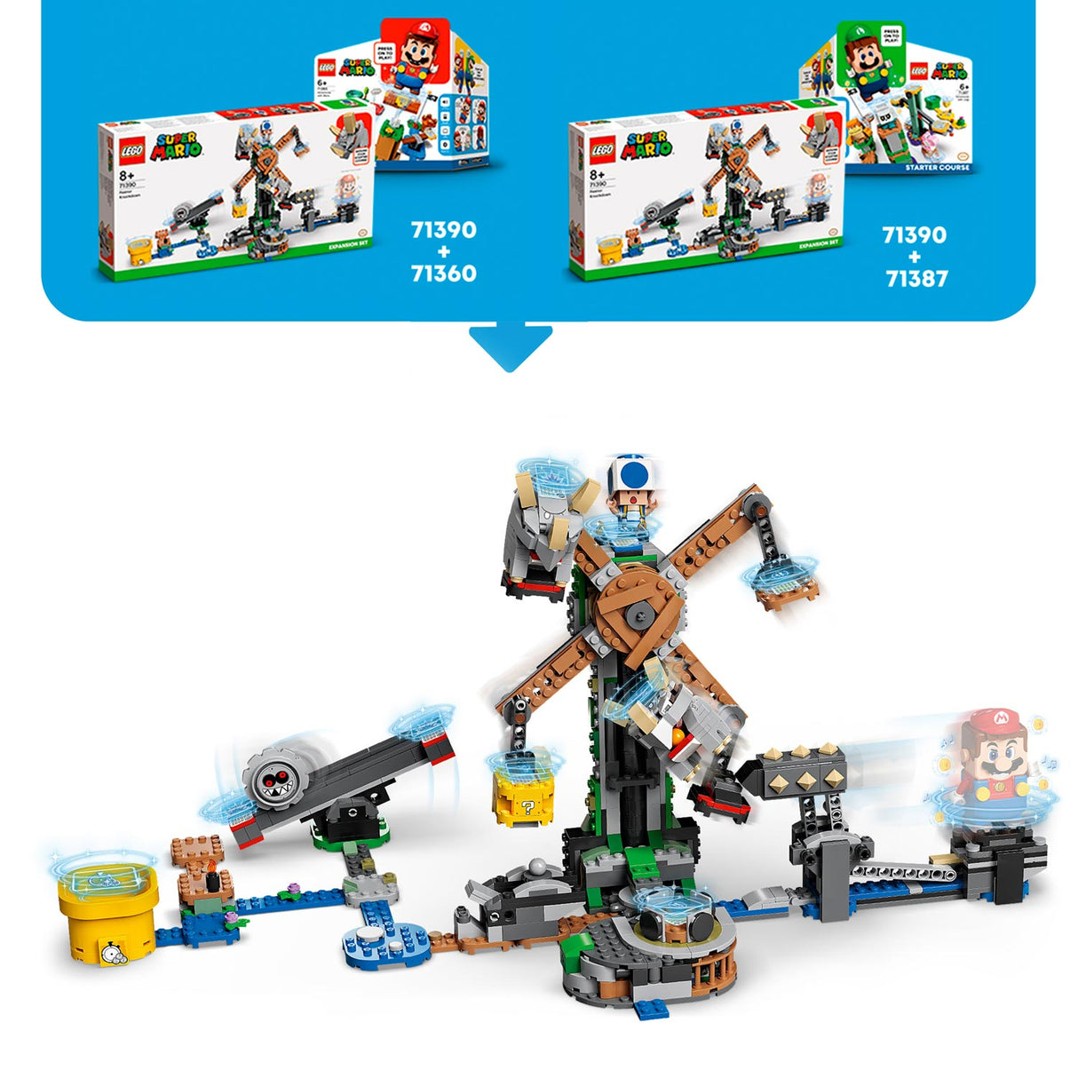 Lego Super Mario 71390 Set di espansione: litigio con reznors