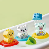 LEGO DUPLO 10965 PRET in the bath: floating zoo