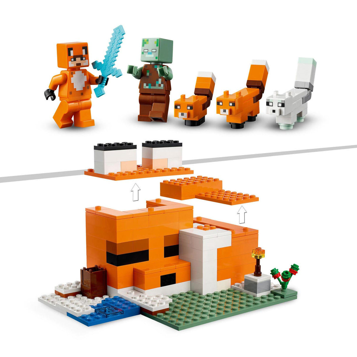 Lego Minecraft 21178 The Fox Hut