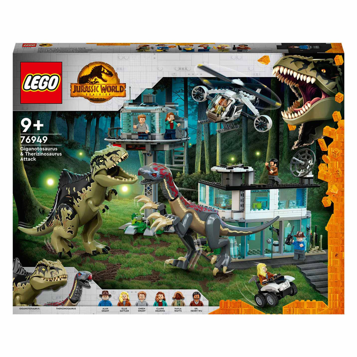 LEGO LEGO Jurassic 76949 Giganoto Therizinosaurus attack