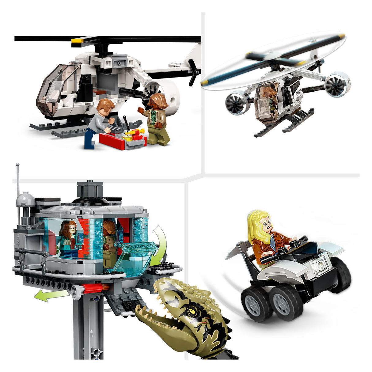 LEGO LEGO Jurassic 76949 Giganoto Therizinosaurus attack