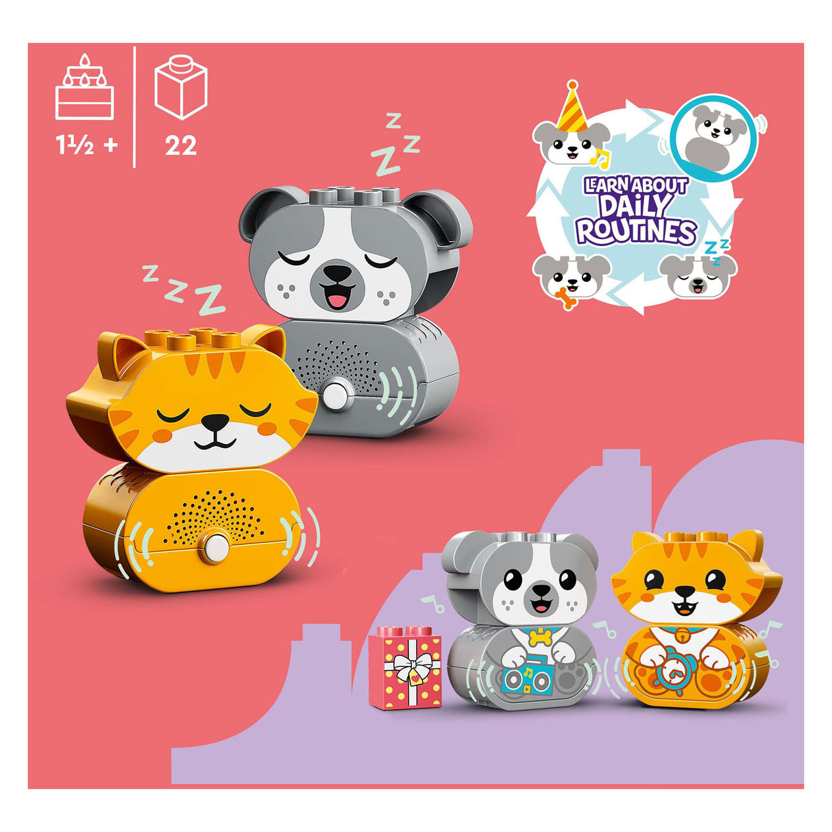 LEGO DUPLO 10977 My first puppy kitten with sounds
